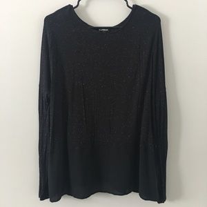Express Two Tone Long Sleeve Shirt 🖤SALE🖤